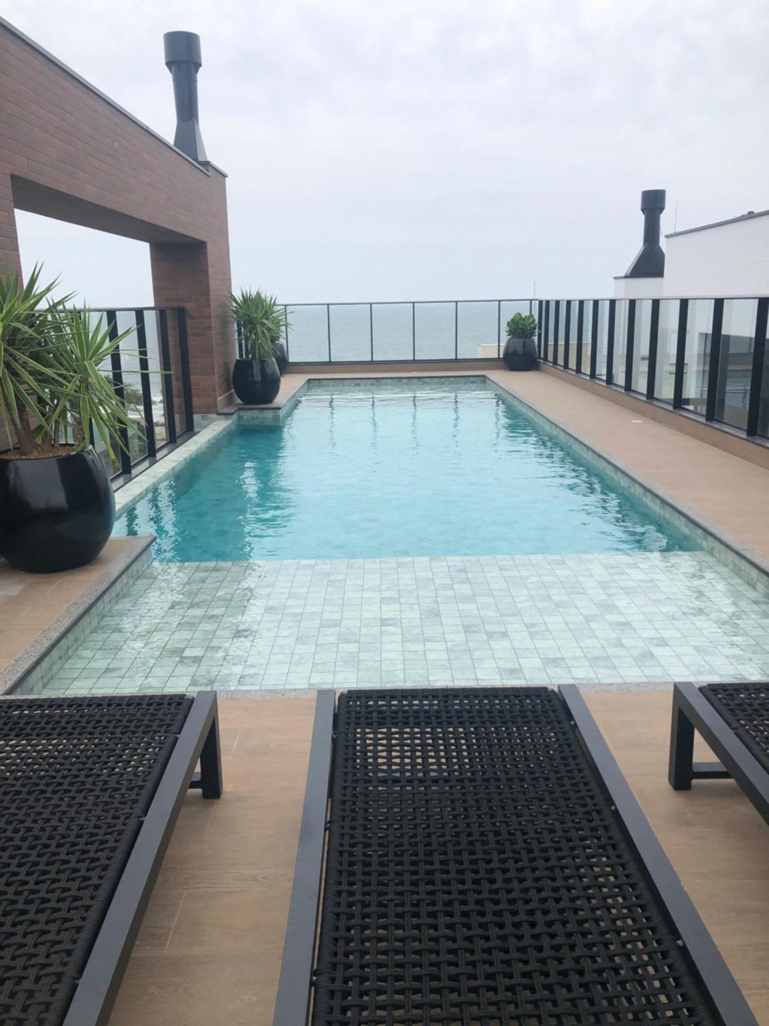 Departamento Con Vista Al Mar En Villa Francione 506 Bombinhas Esterno foto